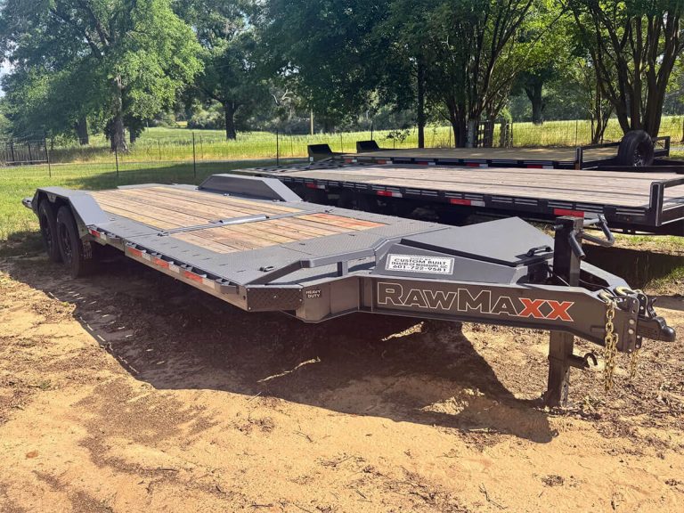 Custom Built Equipment Tilt Trailer in Mississippi