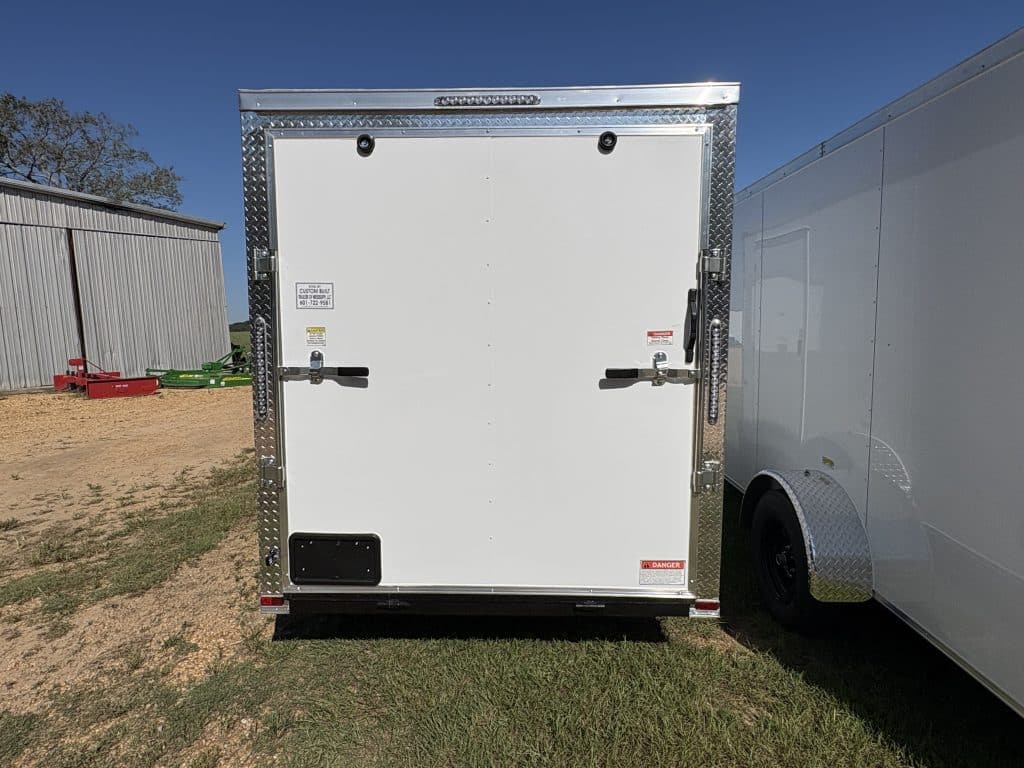 6'x12' HD Enclosed Trailer exterior view