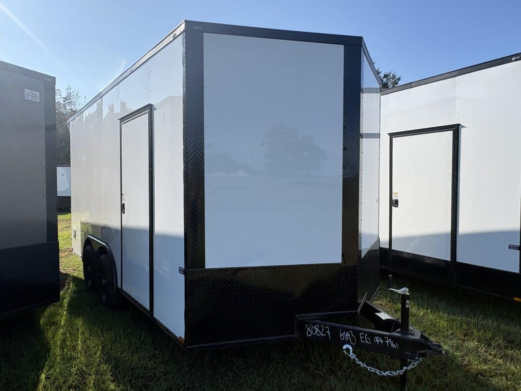 8.5'x16' HD Enclosed Trailer floor detail